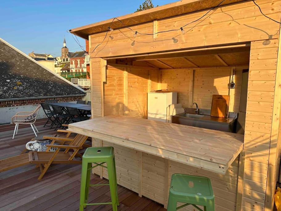 La Terrasse D'Ault Leilighet Eksteriør bilde